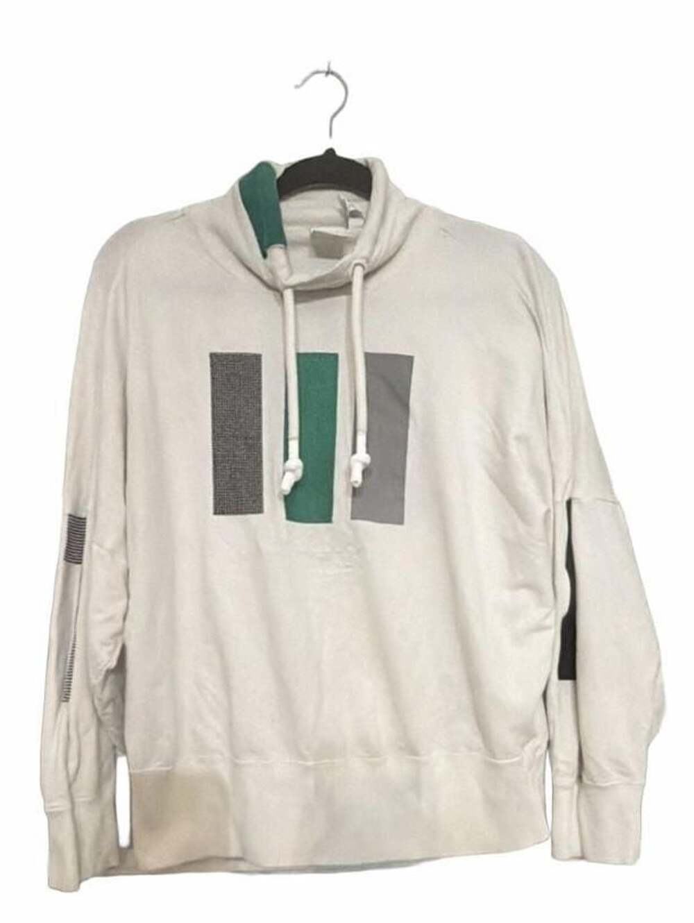 Adidas EQT ADV 91-17 Vintage Sweatshirt Size S White High Neck Pullover